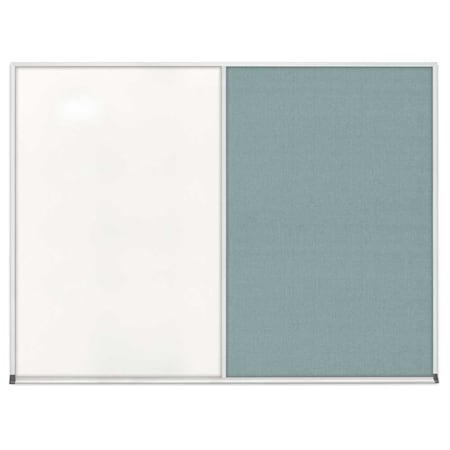 United Visual Products Single Door Radius Corkboard, 18"x24", Hea, UV7010RC-SATIN-AMETHY UV7010RC-SATIN-AMETHY